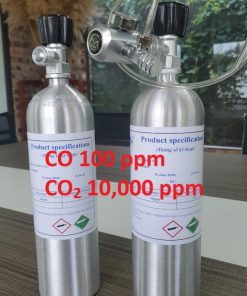 Chai khí CO 100 ppm CO2 10000 ppm