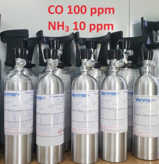 Chai khí CO 100 ppm NH3 10 ppm