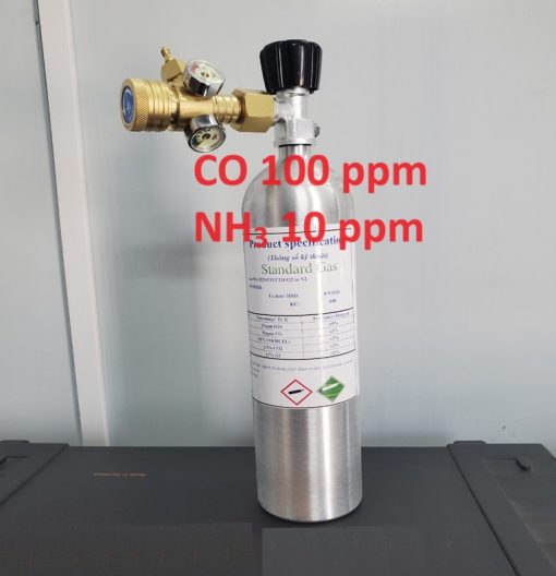 Chai khí CO 100 ppm NH3 10 ppm