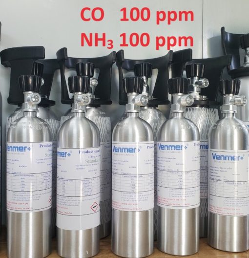 Chai khí CO 100 ppm NH3 100 ppm