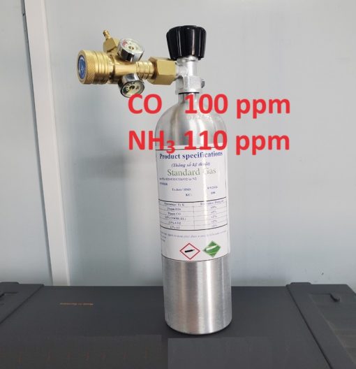 Chai khí CO 100 ppm NH3 110 ppm