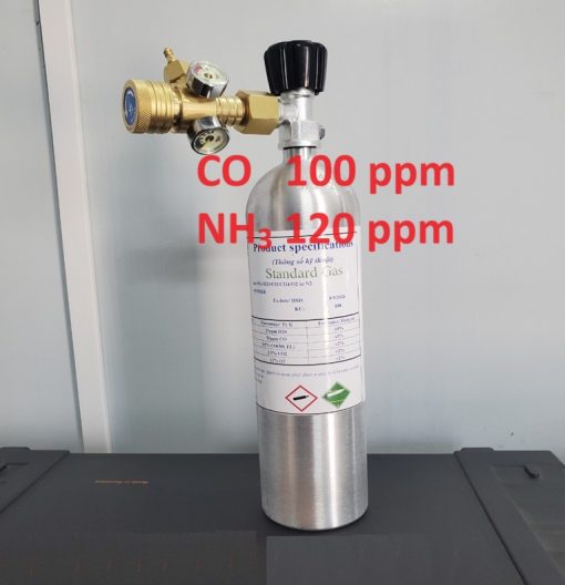 Chai khí CO 100 ppm NH3 120 ppm