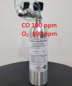 Bình khí CO 100 ppm O2 100 ppm