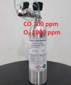 Bình khí CO 100 ppm O2 1000 ppm