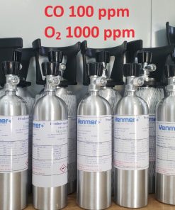 Bình khí CO 100 ppm O2 1000 ppm