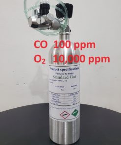 Bình khí CO 100 ppm O2 10000 ppm