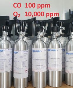 Bình khí CO 100 ppm O2 10000 ppm