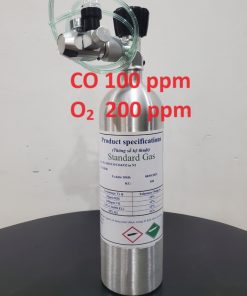 Bình khí CO 100 ppm O2 200 ppm