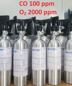 Bình khí CO 100 ppm O2 2000 ppm