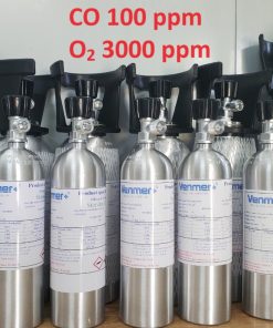 Bình khí CO 100 ppm O2 3000 ppm