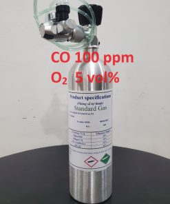 Bình khí CO 100 ppm O2 5 vol%