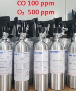 Bình khí CO 100 ppm O2 500 ppm