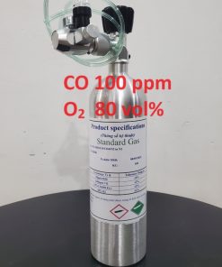 Bình khí CO 100 ppm O2 80 vol%