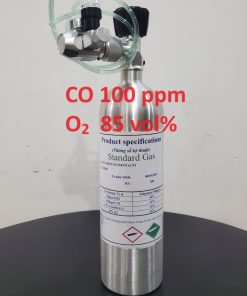 Bình khí CO 100 ppm O2 85 vol%