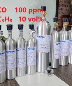 Chai khí CO 100 ppm C3H8 10 vol% hiệu chuẩn