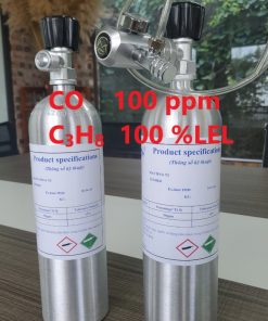 Chai khí CO 100 ppm C3H8 100 %LEL hiệu chuẩn