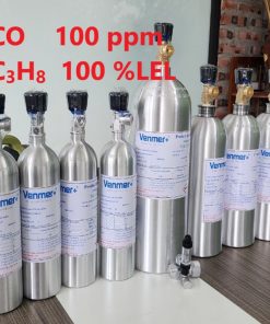 Chai khí CO 100 ppm C3H8 100 %LEL hiệu chuẩn