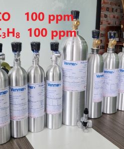 Chai khí CO 100 ppm C3H8 100 ppm hiệu chuẩn