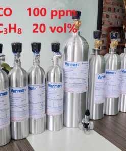 Chai khí CO 100 ppm C3H8 20 vol% hiệu chuẩn