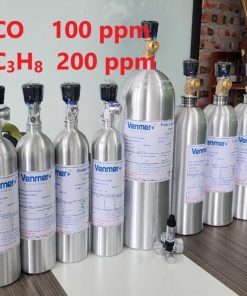 Chai khí CO 100 ppm C3H8 200 ppm hiệu chuẩn