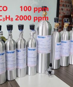 Chai khí CO 100 ppm C3H8 2000 ppm hiệu chuẩn