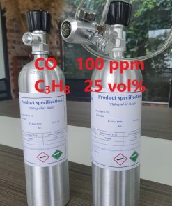 Chai khí CO 100 ppm C3H8 25 vol% hiệu chuẩn