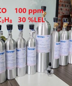 Chai khí CO 100 ppm C3H8 30 %LEL hiệu chuẩn