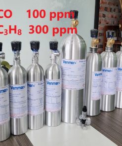 Chai khí CO 100 ppm C3H8 300 ppm hiệu chuẩn