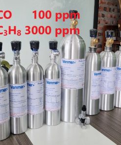 Chai khí CO 100 ppm C3H8 3000 ppm hiệu chuẩn