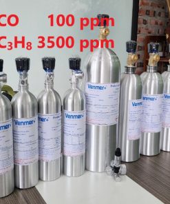 Chai khí CO 100 ppm C3H8 3500 ppm hiệu chuẩn