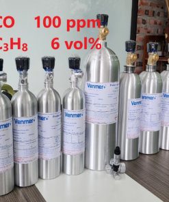 Chai khí CO 100 ppm C3H8 6 vol% hiệu chuẩn