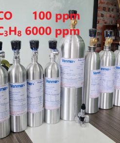 Chai khí CO 100 ppm C3H8 6000 ppm hiệu chuẩn