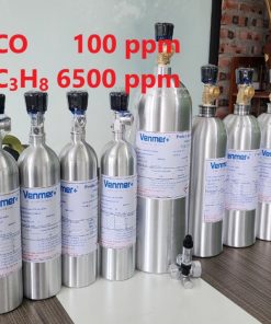 Chai khí CO 100 ppm C3H8 6500 ppm hiệu chuẩn