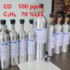 Chai khí CO 100 ppm C3H8 70 %LEL hiệu chuẩn