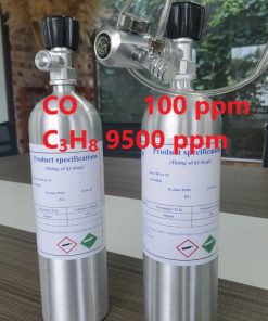 Chai khí CO 100 ppm C3H8 9500 ppm hiệu chuẩn