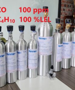 Chai khí CO 100 ppm C4H10 100 %LEL hiệu chuẩn