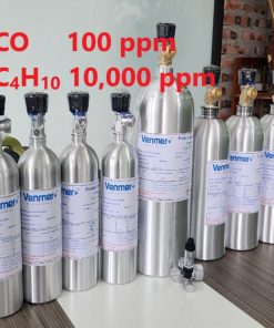 Chai khí CO 100 ppm C4H10 10000 ppm hiệu chuẩn