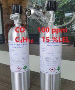 Chai khí CO 100 ppm C4H10 15 %LEL hiệu chuẩn