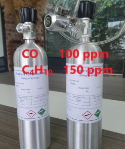 Chai khí CO 100 ppm C4H10 150 ppm hiệu chuẩn