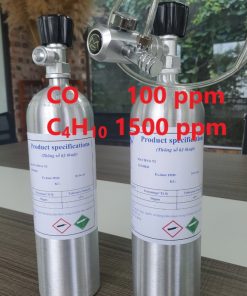 Chai khí CO 100 ppm C4H10 1500 ppm hiệu chuẩn