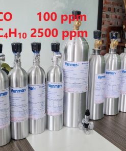 Chai khí CO 100 ppm C4H10 2500 ppm hiệu chuẩn