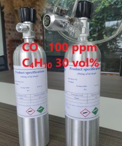 Chai khí CO 100 ppm C4H10 30 vol% hiệu chuẩn