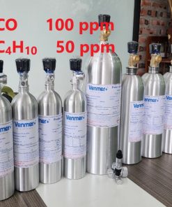 Chai khí CO 100 ppm C4H10 50 ppm hiệu chuẩn