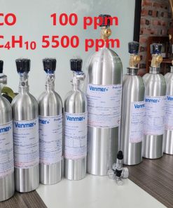 Chai khí CO 100 ppm C4H10 5500 ppm hiệu chuẩn