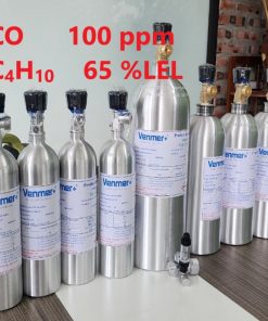 Chai khí CO 100 ppm C4H10 65 %LEL hiệu chuẩn