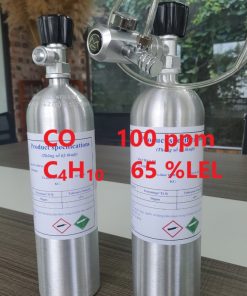 Chai khí CO 100 ppm C4H10 65 %LEL hiệu chuẩn