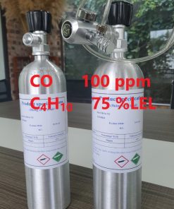 Chai khí CO 100 ppm C4H10 75 %LEL hiệu chuẩn