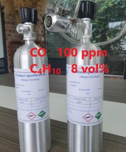 Chai khí CO 100 ppm C4H10 8 vol% hiệu chuẩn