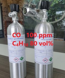 Chai khí CO 100 ppm C4H10 80 vol% hiệu chuẩn