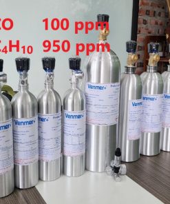 Chai khí CO 100 ppm C4H10 950 ppm hiệu chuẩn